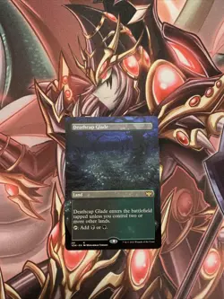 1x MTG VOW Deathcap Glade (Borderless Alternate Art), Near Mint - Image 1