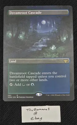Magic the Gathering (mtg): VOW: Dreamroot Cascade (Borderless) - Rare - REG - NM - Image 1