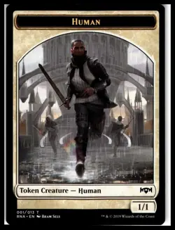Ravnica Allegiance #1 Human Token - Image 1