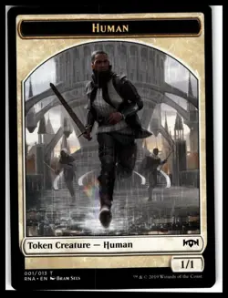 Ravnica Allegiance #1 Human Token - Image 1