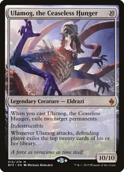 Ulamog, the Ceaseless Hunger [BFZ - 15] - LP [Normal] TCG MTG - Image 1