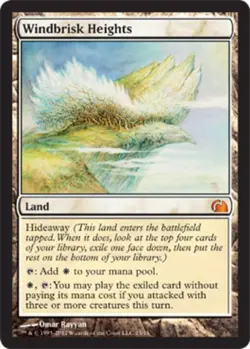 Windbrisk Heights - Foil Magic mtg Light Play, English From the Vault: Realms x1 - Image 1