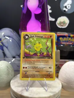 Pokemon Dark Primeape 1st Edition 43/82 LP - Image 1
