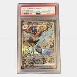 PSA 10 2024 POKEMON FRENCH SVP FR-SV BLACK STAR PROMO #132 GRENINJA ex - Image 1