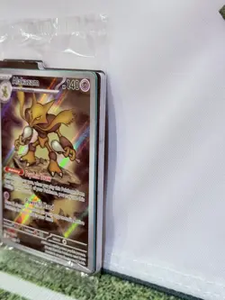 ALAKAZAM 009- MEGA EVOLUTIONS SEALED PROMO Illustration Rare POKEMON ETB - Image 2