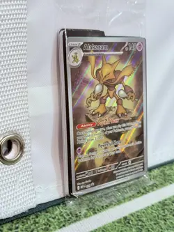 ALAKAZAM 009- MEGA EVOLUTIONS SEALED PROMO Illustration Rare POKEMON ETB - Image 3