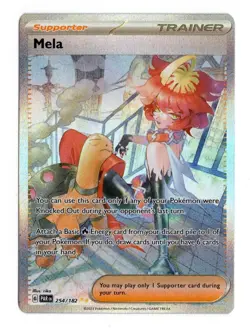Pokemon Mela 254/182 Paradox Rift Illustration Rare Full Art NM 2023 English - Image 1
