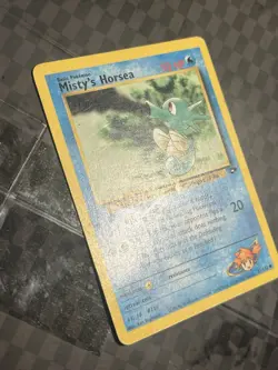 Pokemon Misty's Horsea 87/132 Common MP Vintage Gym Challenge - Image 2