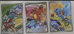 Pokemon 30th Anniversary First Partner Pack Charmander 38 Squirtle 39 Bulbasaur - Image 1