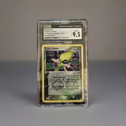 CGC 9.5 MINT+ Dark Celebi 2004 EX Hidden Legends 4/101 Reverse Holo Pokemon Card - Image 1