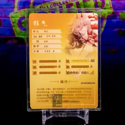 Power Chainsaw Man Waifu Card Goddess Story SSR NS-10M05SSR-03 Gold Foil CCG - Image 4