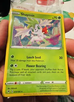 2022 Shaymin, Zeraora, & Marshadow Cosmos Foil SEALED 3 Card Promo Pack - Image 3