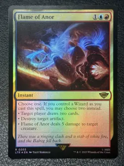 Flame of Anor 203 - Foil Rare - MTG Universes Beyond: The Lord of the Rings - NM - Image 1