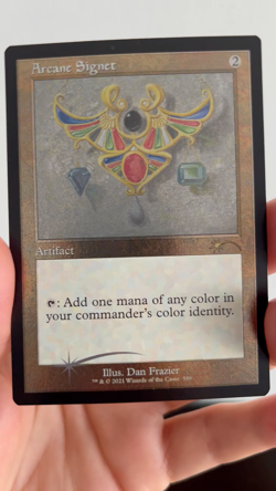MTG Arcane Signet - FOIL - old frame - Secret Lair Drop #589 NM/M Unplayed - Image 2