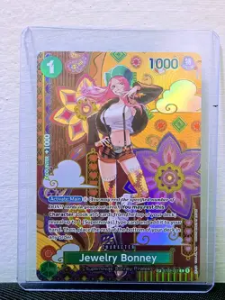 Bandai Jewelry Bonney SP ST02-007 Supernovas Pirates Foil One Piece Card - Image 1