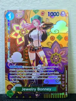 Bandai Jewelry Bonney SP ST02-007 Supernovas Pirates Foil One Piece Card - Image 3