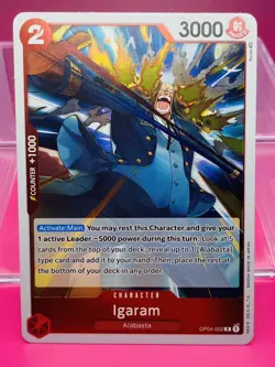 Igaram OP04-002 | Kingdoms of Intrigue - English | R Holo | One Piece NM - Image 1