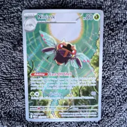 Pokemon Ninjask Illustration Rare Holo Me01: Mega Evolution 137/132 80 HP Card - Image 1