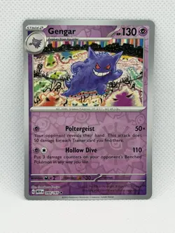 Pokemon Gengar TCG Reverse Holo Card 94/165 Scarlet & Violet 151 - Image 1