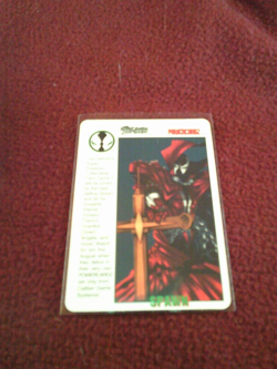Spawn Power Cardz rare promo card pair - Spawn & Angela 1995 Caliber - Image 3