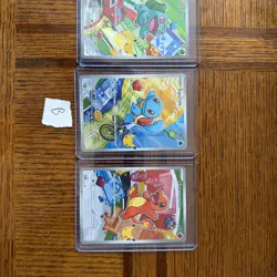 2026 Pokemon First Partner Illustration Collection Series 1 Kanto Starter Set B - Image 1