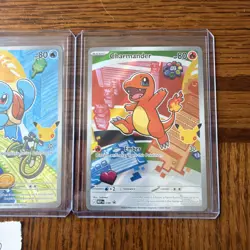 2026 Pokemon First Partner Illustration Collection Series 1 Kanto Starter Set B - Image 4