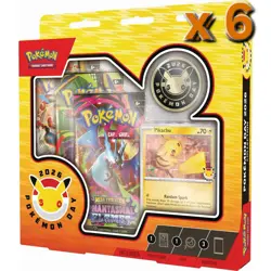 Pokemon TCG: Pokemon Day 2026 Collection Box 30th Pikachu - Sealed Case Of 6 - Image 1