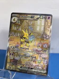 2023 Pokemon SV: Scarlet & Violet 151 #201/165 Alakazam ex SIR NM - Image 1