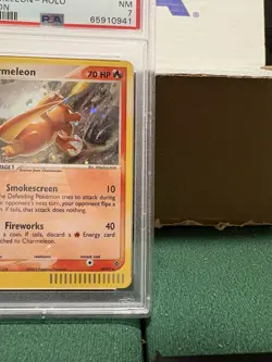 Pokemon TCG: Charmeleon #99/97 Holo Secret Rare - 2003 EX Dragon Set - PSA 7 NM - Image 4