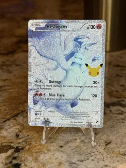 Pokemon Reshiram Celebrations Classic Collection Holo Ultra Rare Card 113/114 - Image 1
