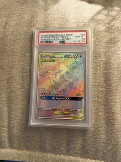 Pokemon Moltres & Zapdos & Articuno GX Rainbow 2019 Hidden Fates 69/68 PSA 10 - Image 1