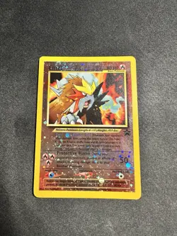 Pokemon TCG - Entei #34 - Pokemon 2000 Movie Black Star Promo Holo MP/LP - Image 1