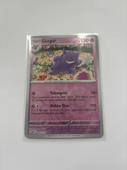 NM Gengar 094/165 Rare 151 Pokemon Reverse Holo - Image 1