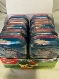 Pokemon TCG Ascended Heroes Mini Tin Display Case (10 Tins) - Image 1
