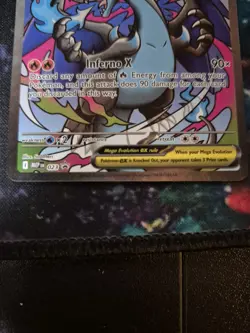 Pokemon TCG Mega Charizard X ex 109/094 Me02: Phantasmal Flames Full Art Holo - Image 3
