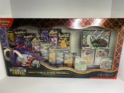 5x Pokemon TCG Paldean Fates Great Tusk ex and Iron Treads ex Premium Collection - Image 1