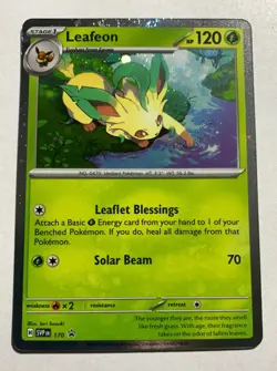 Pokemon TCG: Leafeon #170 Black Star Promo | Prismatic Evolutions Tech Sticker - Image 1