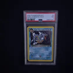 2000 POKEMON ROCKET 1ST ED #8 DARK GYARADOS-HOLO PSA 7 - Image 1
