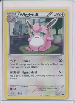 Wigglytuff 79/99 Next Destinies Cosmos Holo Rare Pokemon Card MP - Image 1