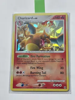 Charizard Holo 2009 Pokemon Platinum Arceus Cracked Ice #1/99 Near Mint - Image 1