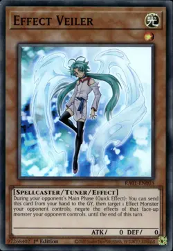 Effect Veiler 1st Ed Super Rare RA01-EN003 Yu-Gi-Oh! - Image 1