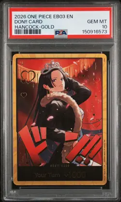 2026 ONE PIECE EB03 EN Boa Hancock Gold DON!! PSA 10 - Image 1
