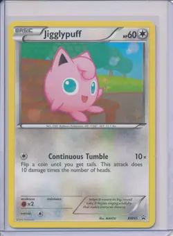 Jigglypuff BW65 - Black Star Promo Non-Holo B&W Era 2012 - Pokemon TCG Card MP - Image 1
