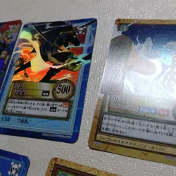 One Piece Japanese Carddass Hyper Battle Luffy Zoro Holo Promo 7 Card Set Bandai - Image 4