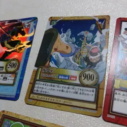 One Piece Japanese Carddass Hyper Battle Luffy Zoro Holo Promo 7 Card Set Bandai - Image 5