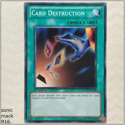 Card Destruction - SDDL-EN030 - Common 1st Edition Yugioh - Image 1