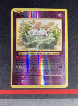 Pokemon Card - Mew Reverse Holo 53/108 XY Evolutions HP COND - Image 1