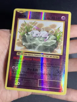 Pokemon Card - Mew Reverse Holo 53/108 XY Evolutions HP COND - Image 2