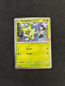 Sprigatito 191 Sv: Scarlet & Violet Promo Cards Holo - Image 1