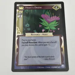 My Little Pony MLP Card CCG Premiere Ultra Rare #209 UR Heart's Desire - Image 1